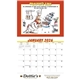 aerial view a group of murphys law appointment calendar - stapled, image 5 of 24