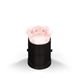 aerial view a black box & blush rose classique by vef le mini(tm) round, image 1 of 2