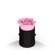 aerial view a black box & pink rose classique by vef le mini(tm) round, image 1 of 2