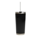 aerial view a black 20 oz classic tumbler, image 1 of 3