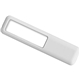 aerial view a white energybar 2200mah power bank, image 1 of 3