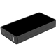 aerial view a black octoforce 2.0(tm) 8000mah wireless power bank, image 1 of 4