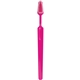 aerial view a pink signature soft toothbrush, image 1 of 2