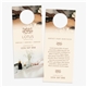 aerial view a custom door hanger (both sides) - no perforation - 3.5 x 8.5, image 1 of 2
