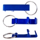 a blue ipopstand bottle opener and smartphone stand