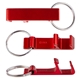 aerial view a red ipopstand bottle opener and smartphone stand, image 1 of 2