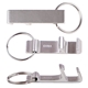 a silver ipopstand bottle opener and smartphone stand