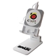 aerial view a white istand plus eco with removable 15w magsecure wireless charger, image 1 of 6