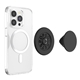 aerial view a black/black popsockets popgrip for magsafe - round, image 1 of 2