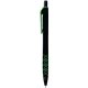 a black-lime green spiralina comfort night pen