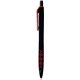 a black-red spiralina comfort night pen