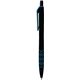 a black-sky blue spiralina comfort night pen