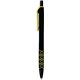 a black-yellow spiralina comfort night pen