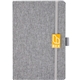 aerial view a grey libretto tweed cover notebook, image 1 of 2