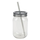 aerial view a smoke bootlegger ii 27 oz rpet mason jar tumbler, image 1 of 4