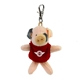 aerial view a group of wild bunch plush key tag, image 3 of 34