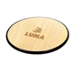 aerial view a bamboo nowire(tm) wood wireless charger, image 1 of 3