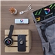 aerial view a group of tech - enhanced welcome kit 2, image 1 of 3