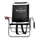 aerial view a black cruze classic beach chair, image 1 of 4