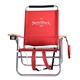 aerial view a red cruze classic beach chair, image 1 of 4