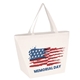 a patriotic - 0 reusable grocery tote bags