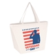 a patriotic - 01 reusable grocery tote bags