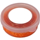 aerial view a orange aroma therapeutic putty stress reliever, image 1 of 2