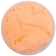 a neon orange cloud putty light touch stress reliever