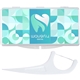 a white convenient 10 pack dental floss picks