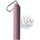 a pink wheat keychain mints