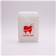 aerial view a white pocket - sized mini dental floss, image 1 of 2