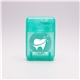 a green pocket - sized mini dental floss