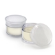 a white round lip moisturizer jar