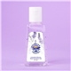 a blue beads with lavender breeze hand sanitizer gel with moisture beads 1 oz triangle bottle