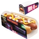 a group of hot dog tray open end full color