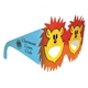 a group of lion glasses full color - paper products