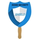 a group of shield 2 hand fan - paper products
