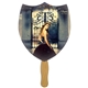a group of shield 2 fast hand fan (1 side) - paper products