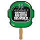 a group of astronaut fast hand fan (1 side) - paper products