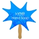 a group of burst fast hand fan (1 side) - paper products