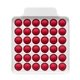 aerial view a white/red push pop bubbles - square, image 1 of 2