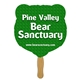 a group of grizzly bear hand fan full color (front only) - paper products