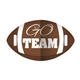 a group of football cheer banner full color - paper products