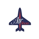 a group of customizable airplane shaped magnet