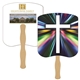 a group of religious modern cross hand fan