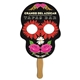 a group of skull hand fan full color (1 side) - paper products