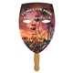 a group of mask fast hand fan (1 side) - paper products