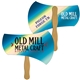 a group of axe / hatchet hand fan full color (2 sides) - paper products