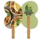 a group of bean hand fan full color (2 sides) - paper products