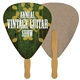 a group of guitar pick recycled hand fan - paper products